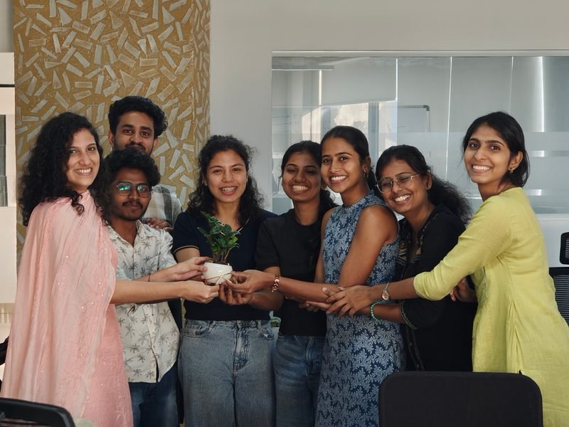 The Expericia team at the Kochi office
